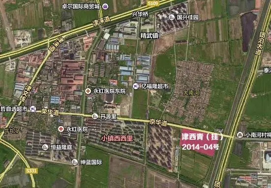 西青区精武镇 天津土地 天津地块 西青地块