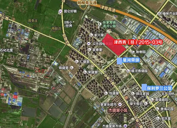 土地拍卖 张家窝地块